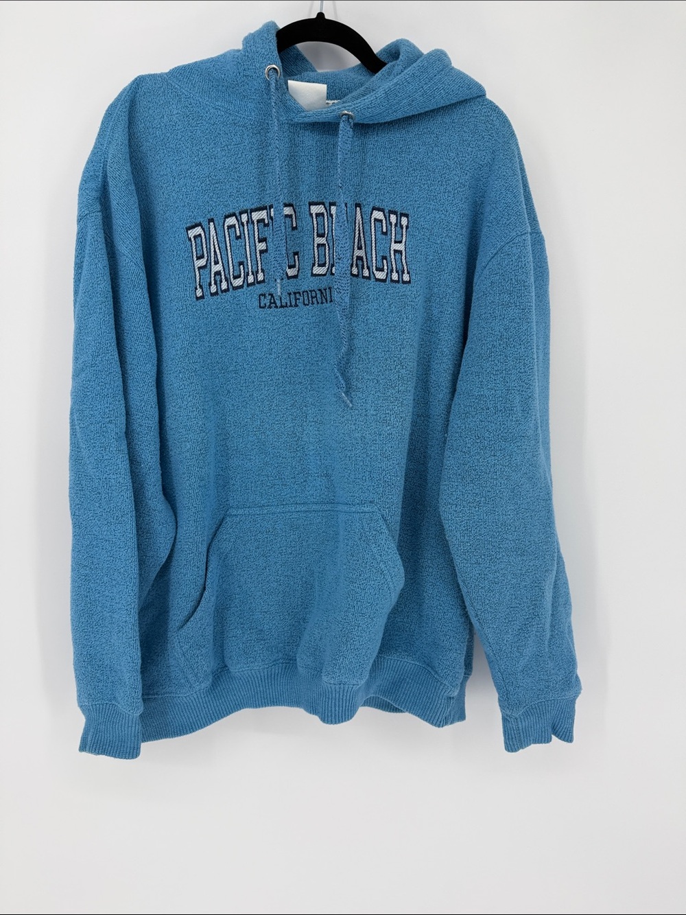 California Men's Blue Hooded Sweater‎